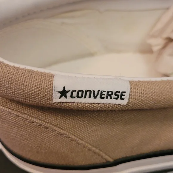 Brand New Converse Khaki Slip On Sneakers NWOT - Picture 6 of 7